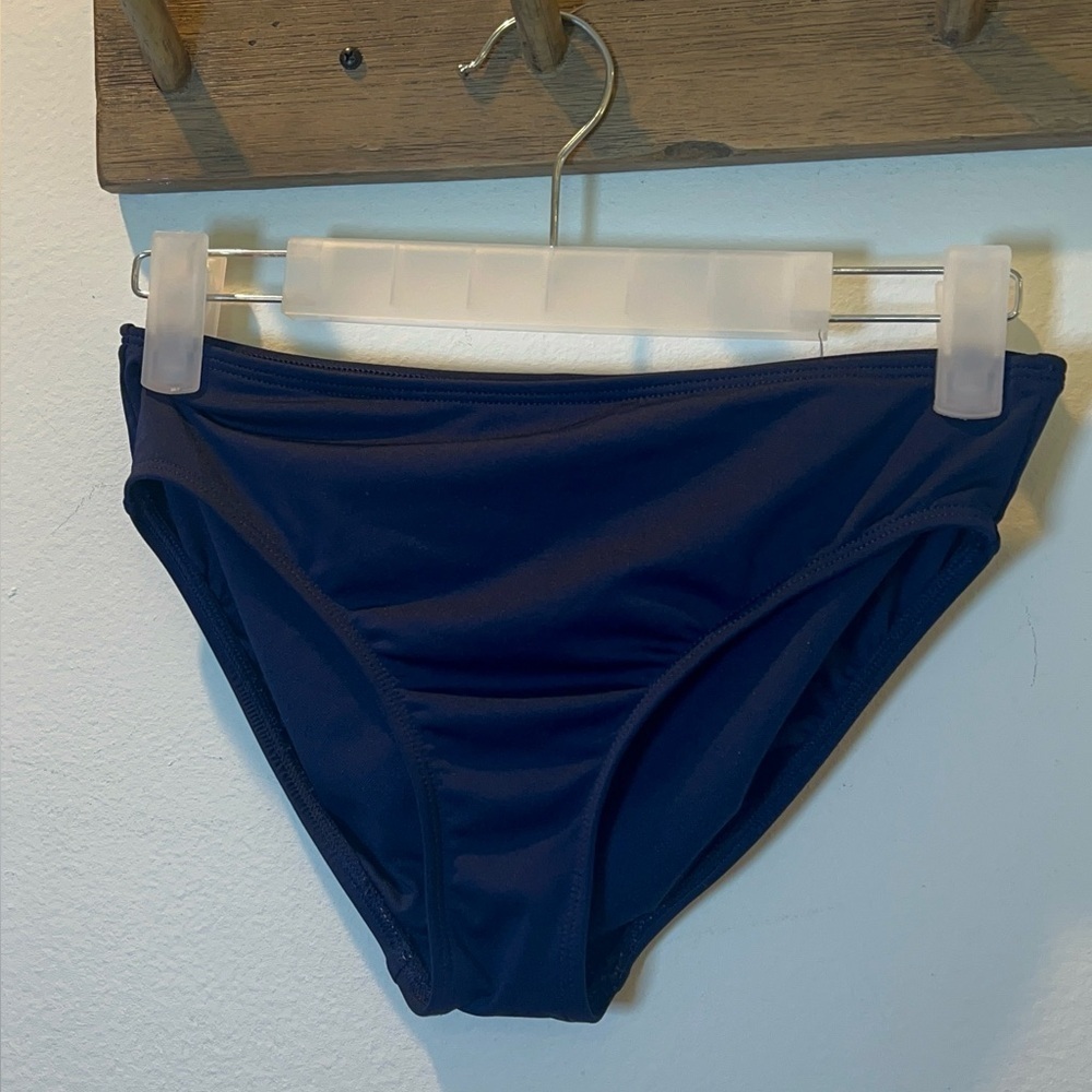 Lands End girls swim bottom size large 10-12 navy